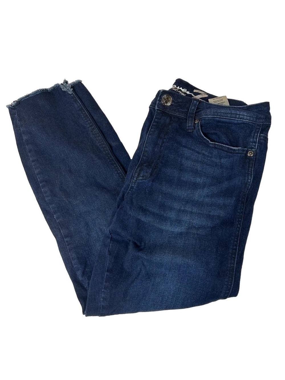 Seven7 Womens Jeans Women’s Size 6 High Rise Ankle Skinny Dark Wash Blue #1002